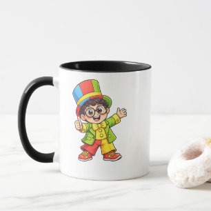 Funny Cartoon Mug – Cute Colourful Character Desig