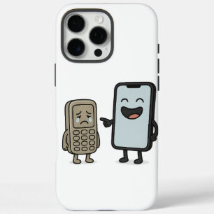 Funny Cartoon _ New Smartphone vs Old Phone iPhone 16 Pro Max Case