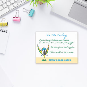 Funny Cartoon Notes   Add Your Name/Text