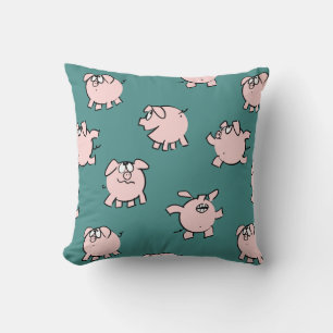 Funny Cartoon Pattern Pig Year Choose Colour Cushion