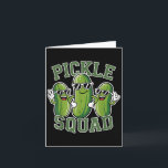 Funny Cartoon Pickles Lover Dill Doe Joke Food Pun Card<br><div class="desc">Funny Cartoon Pickles Lover Dill Doe Joke Food Pun</div>