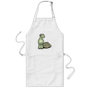 Funny Cartoon Shell-less Tortoise Apron