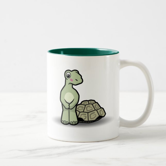 Funny Cartoon Shell-less Tortoise Mug (Right)
