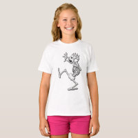 Funny Cartoon Skeleton T-Shirt