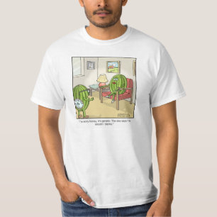 Funny Cartoon T-shirt-Seedless T-Shirt