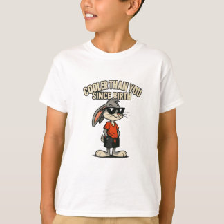 Funny Cartoon Tee|Cool Bunny T-Shirt