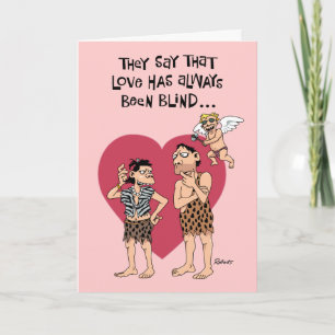 Funny Cartoon Valentine Holiday Card
