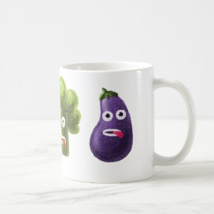 Funny Cartoon Vegetables Coffee Mug