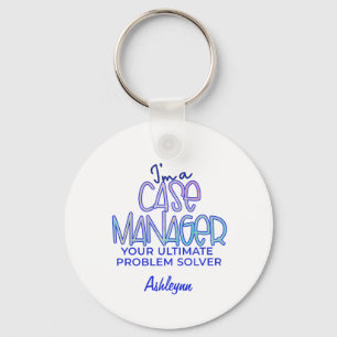 Funny Case Manager  Key Ring