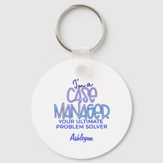 Funny Case Manager  Key Ring