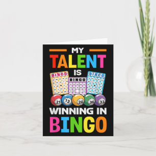 Funny Casino Equipment For Bingo Player Men Women Card