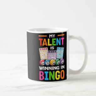 Funny Casino Equipment For Bingo Player Men Women  Coffee Mug