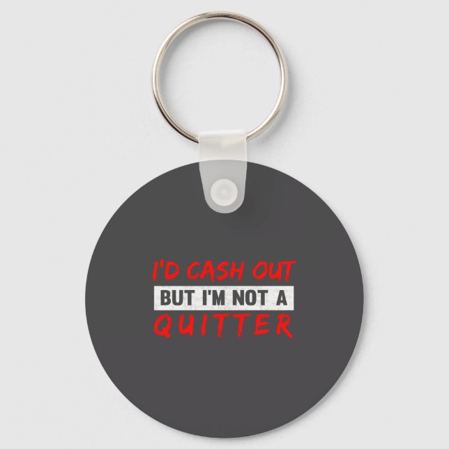 Funny Casino Gambling Lover Gambler  Key Ring (Front)
