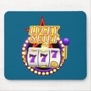 Funny Casino Slot Machine Jackt Lucky Mouse Mat
