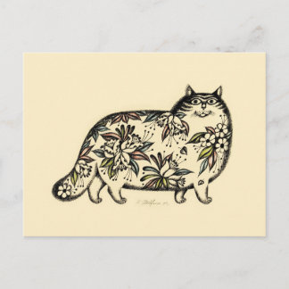 Funny Cat 2013 Calendar Postcard