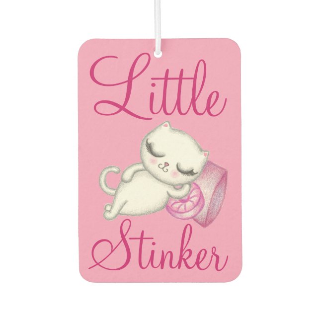 Funny Cat Air Freshener  (Front)