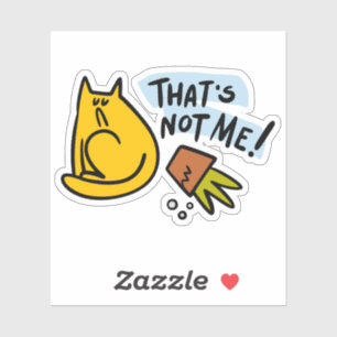 Funny cat and an overturned flower pot