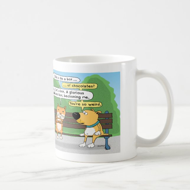 Funny Cat and Dog Coffee Mug (Right)