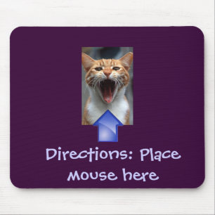 Funny Cat and Mousepad