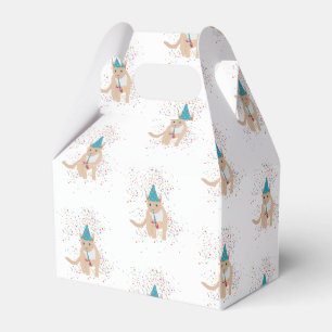 Funny Cat Animals Having a Party Favour Box