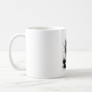 funny cat art print birthday, Christmas, Halloween Coffee Mug