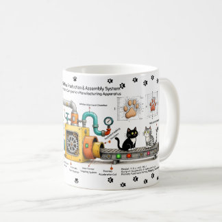 Funny Cat Assembly Machine Mug