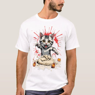Funny Cat Bakery Frustation T-Shirt