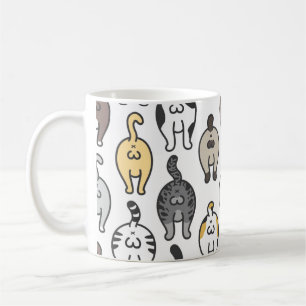 Funny Cat Butts Coffee Mug