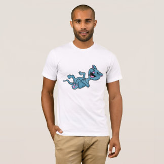 Funny Cat Cartoon "KP" from Money is Funny T-Shirt