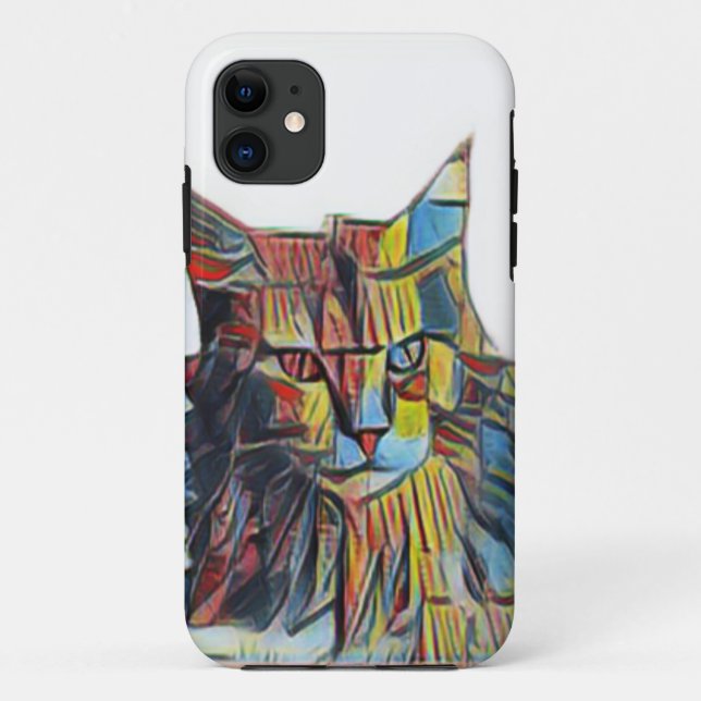 Funny Cat Case-Mate iPhone Case (Back)