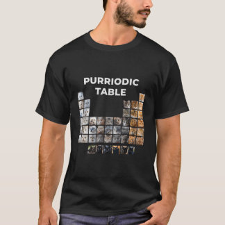 Funny Cat Chemistry Pun Periodic Table T-Shirt