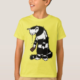 Funny Cat Chocolate Lover - Ink Drawn Drooling Cat T-Shirt
