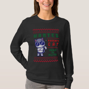 Funny cat Christmas unisex T-Shirt