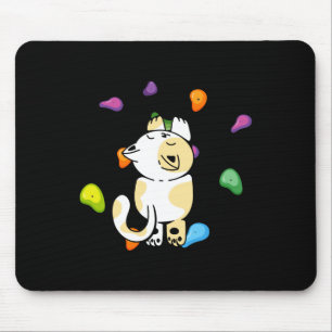 Funny Cat Climber Rock Climbing For Men Women And  Mouse Mat