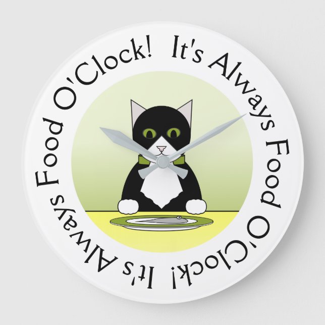 Funny Cat Clock (Front)