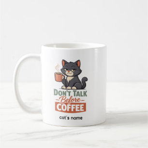 Funny Cat Coffee Lover Mug