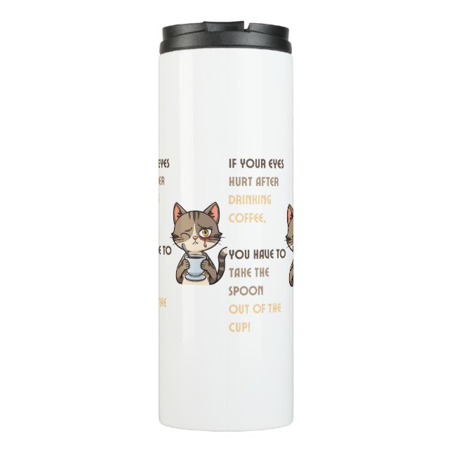 Funny Cat Coffee Mug (Back)