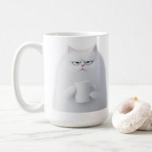 Funny Cat Coffee Mug   Gift for Family Friends 