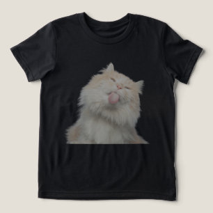 Funny Cat Custom Pet Photo Kids T-Shirt Tri-Blend Shirt