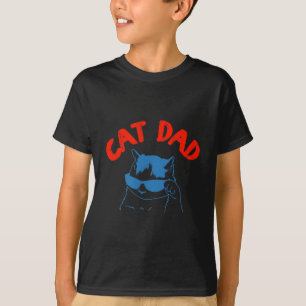 Funny Cat Dad Club 2 Sided Life Is Better With Cat T-Shirt