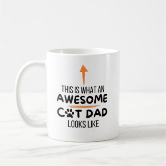 Funny Cat Dad Gift for Cat Lover Coffee Mug