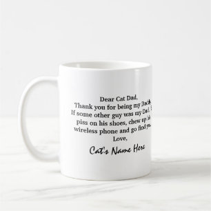 Funny Cat Dad gift from Cat mugs