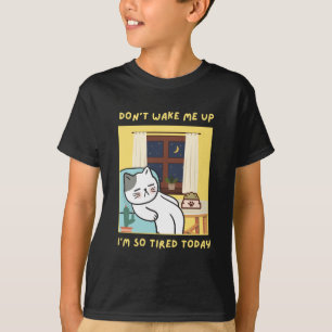 funny cat design for kids- trendy design for fun T-Shirt