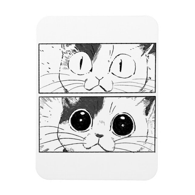 Funny Cat Design Magnet (Vertical)