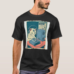 Funny Cat Dinosaur Spaghetti for Kids, Women, Men T-Shirt