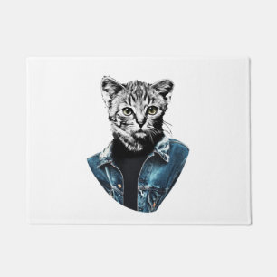 Funny Cat      Doormat
