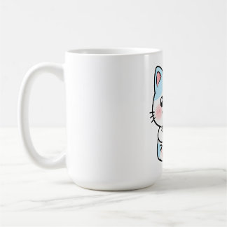 Funny Cat Drinking a Cute Drink Coffee Mug
