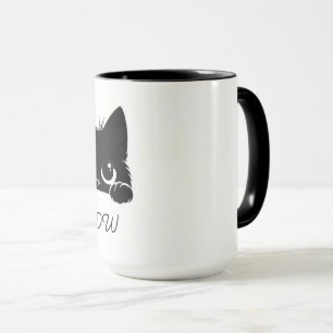 Funny Cat Drinking Coffee Cute Coffee Mug
