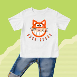 Funny cat face baby T-Shirt