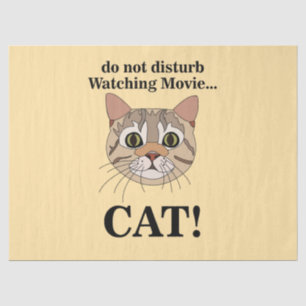 Funny Cat Face Tissue Paper